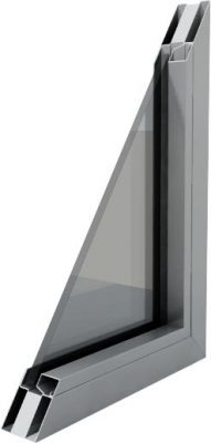 détail chassis vitre coupe feu 1/2h forster fuego light