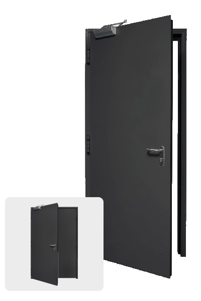 Porte métallique