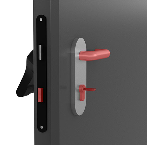 Serrure Antipanique fonction D - Verrouilleé