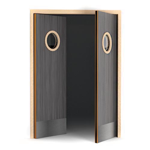porte va et vient deux vantaux
