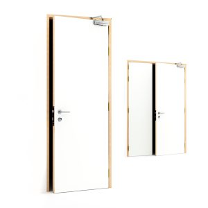 Porte coupe feu bois