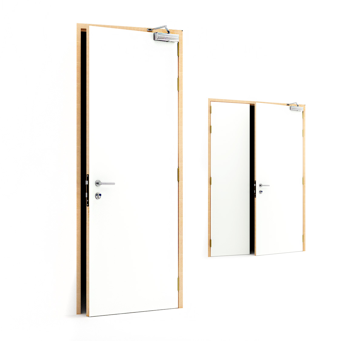 porte coupe feu bois