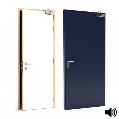 porte coupe feu acoustique